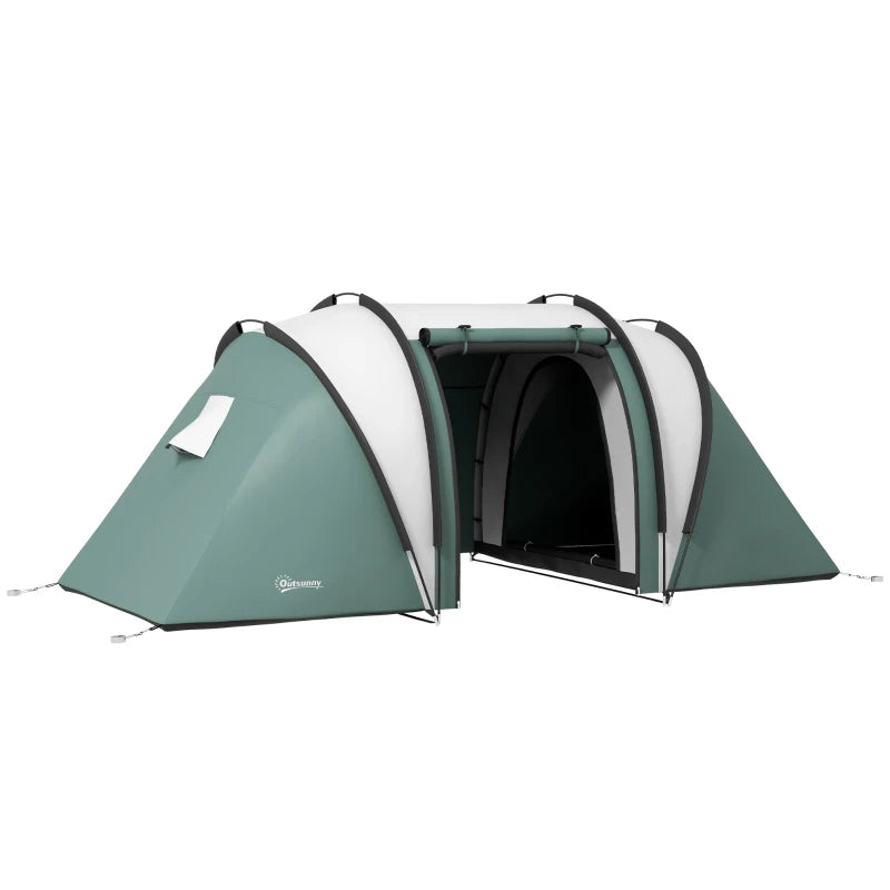 Outsunny Camping Tent with 2 Bedrooms