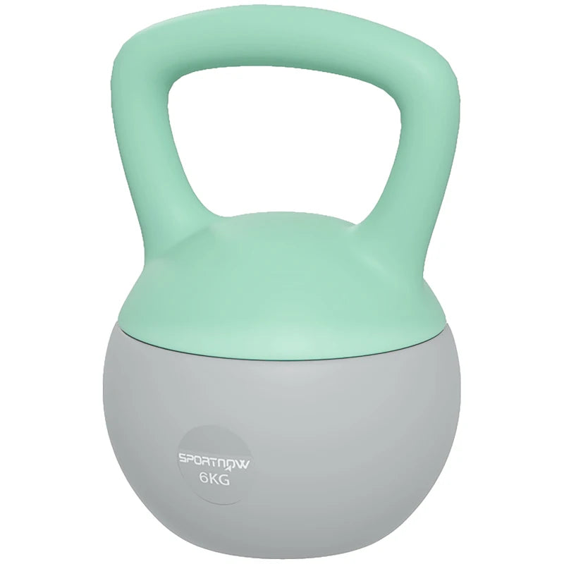 6KG Kettlebell, Soft Kettle Bell with Non-Slip Handle for Home Gym Weight Lifting and Strength Training | SPORTNOW